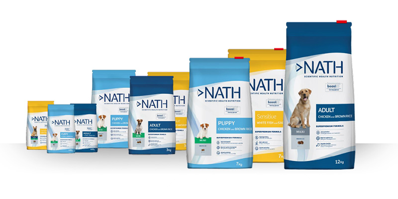 Gama NATH: comida superpremium para cães