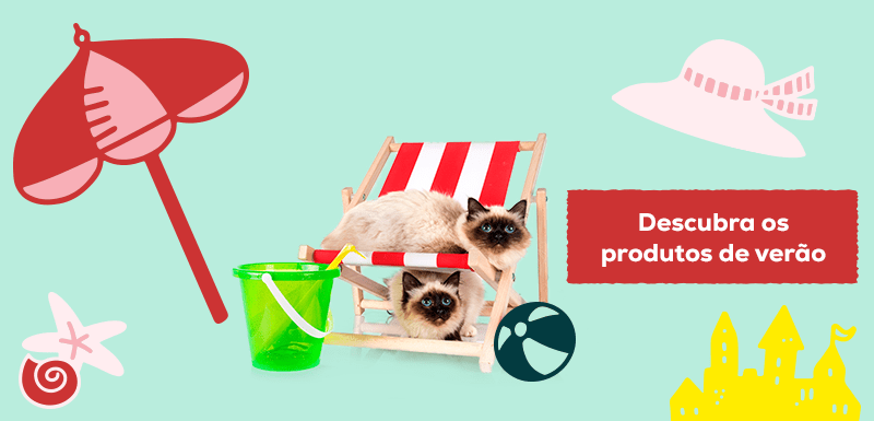 produtos de verão para gatos