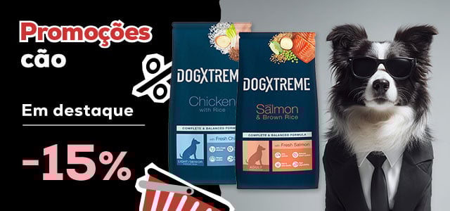 Dogxtreme: -15% em ração