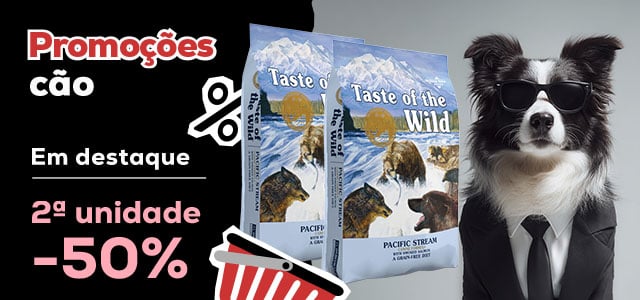 Taste of the Wild: -50% na 2ª unidade em ração Pacific Stream Salmão 12,2 kg