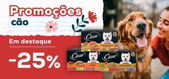 Cesar: -25% numa seleção de alimentação húmida