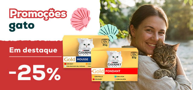 Gourmet: -25% numa seleção de packs de alimentação húmida