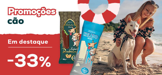 -33% numa seleção de gelados e iogurtes para cão