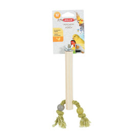 Zolux Poleiro de madeira com cordas para p&aacute;ssaros