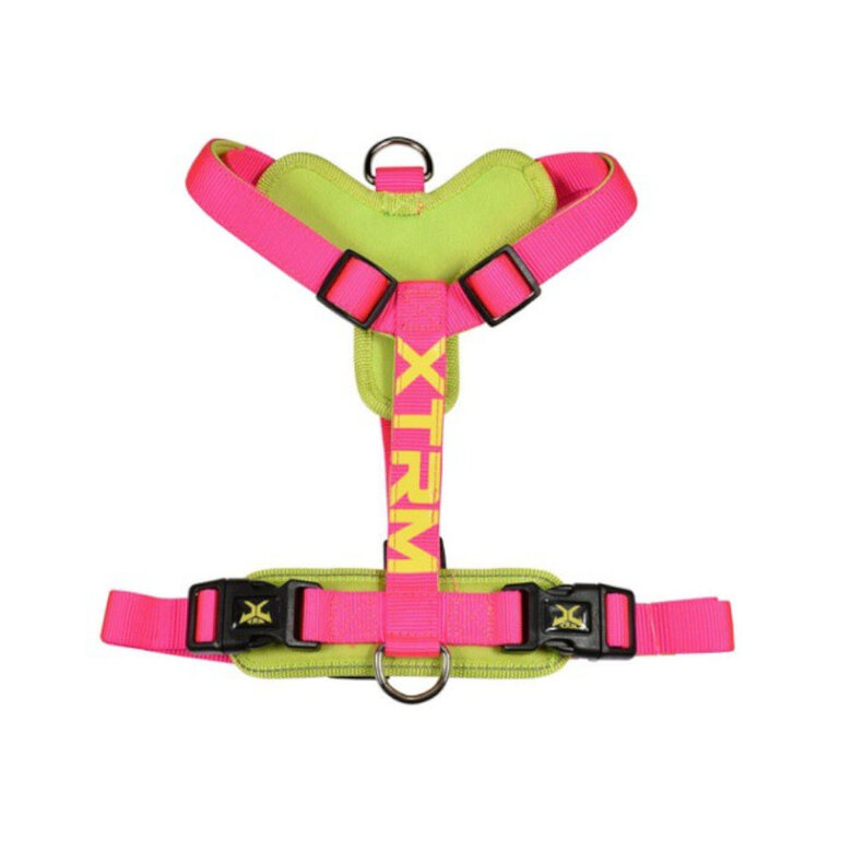 X-TRM Cronos Neon Flash Peitoral fúcsia para cães,  Imagem número 1 X-TRM Cronos Neon Flash Peitoral fúcsia para cães, , large Imagem número 1
