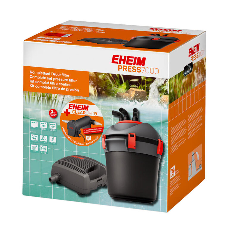 Filtro Prensa Eheim com Bomba e Esterilizador UVC para Lagoas,  Imagem número 1 Filtro Prensa Eheim com Bomba e Esterilizador UVC para Lagoas, , large Imagem número 1