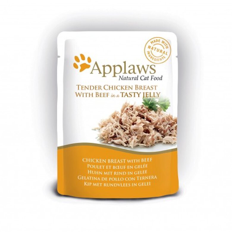 70 g Applaws comida húmida frango e vitela para gatos,  Imagem número 3 Applaws comida húmeda pollo y ternera para gatos Imagem número 3