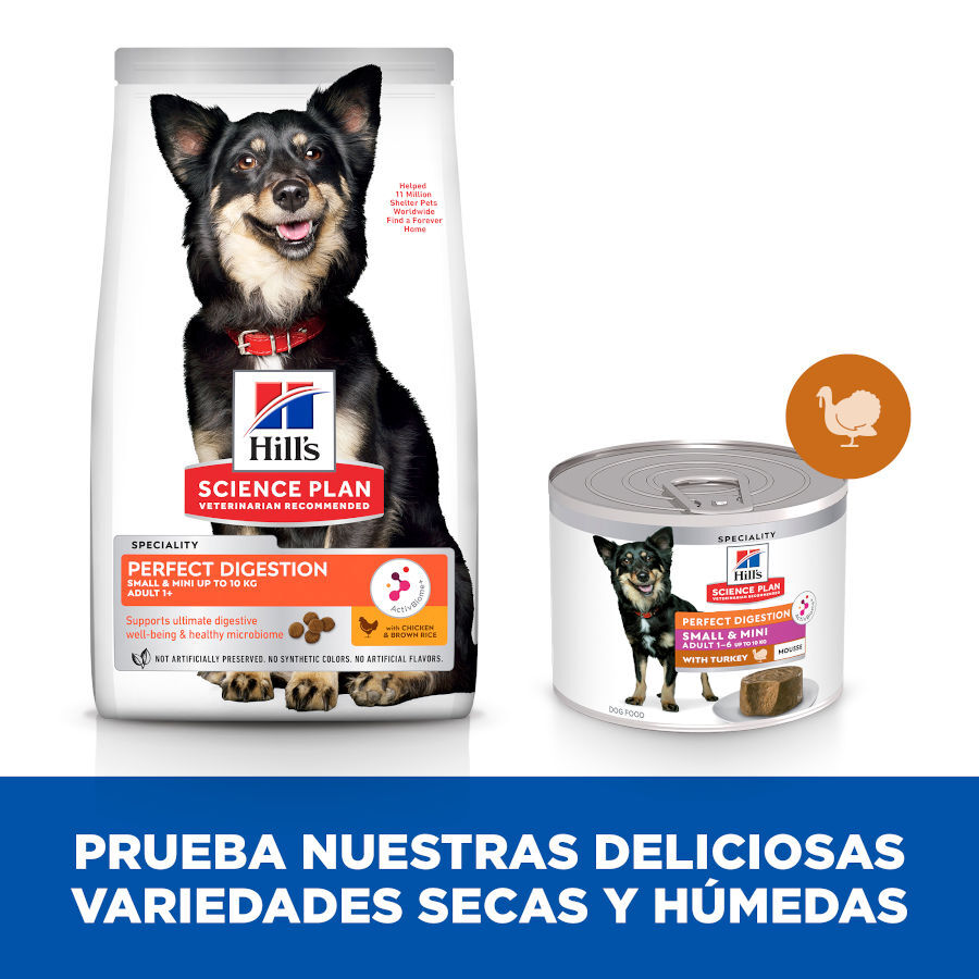 200 g Hill's Science Plan Adult Smalle Mini Perfect Digestion Mousse de Peru em lata para c&atilde;es , , large Imagem n&uacute;mero 8