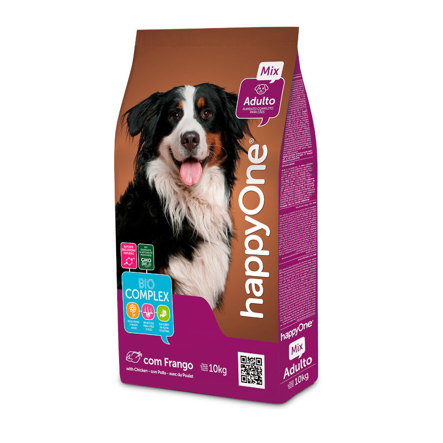 10 Kg happyOne Mix Adult Ra&ccedil;&atilde;o de frango para c&atilde;es, , large Imagem n&uacute;mero 1