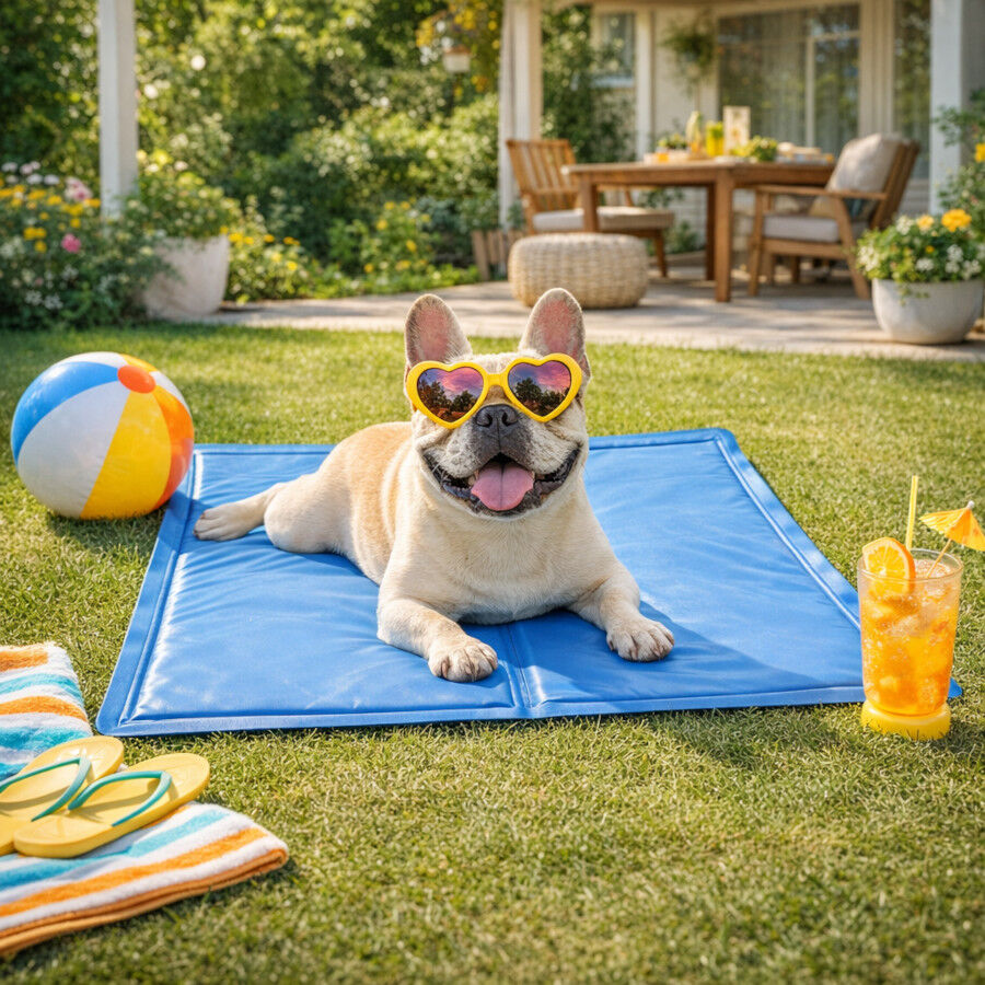 Summer Vibes Manta Refrescante Azul para c&atilde;es, , large Imagem n&uacute;mero 1