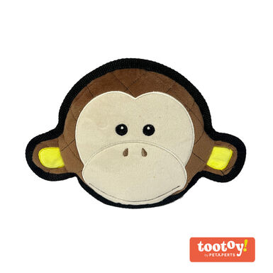 Tootoy! UResist Monkey Cuddler peluche resistente para cães
