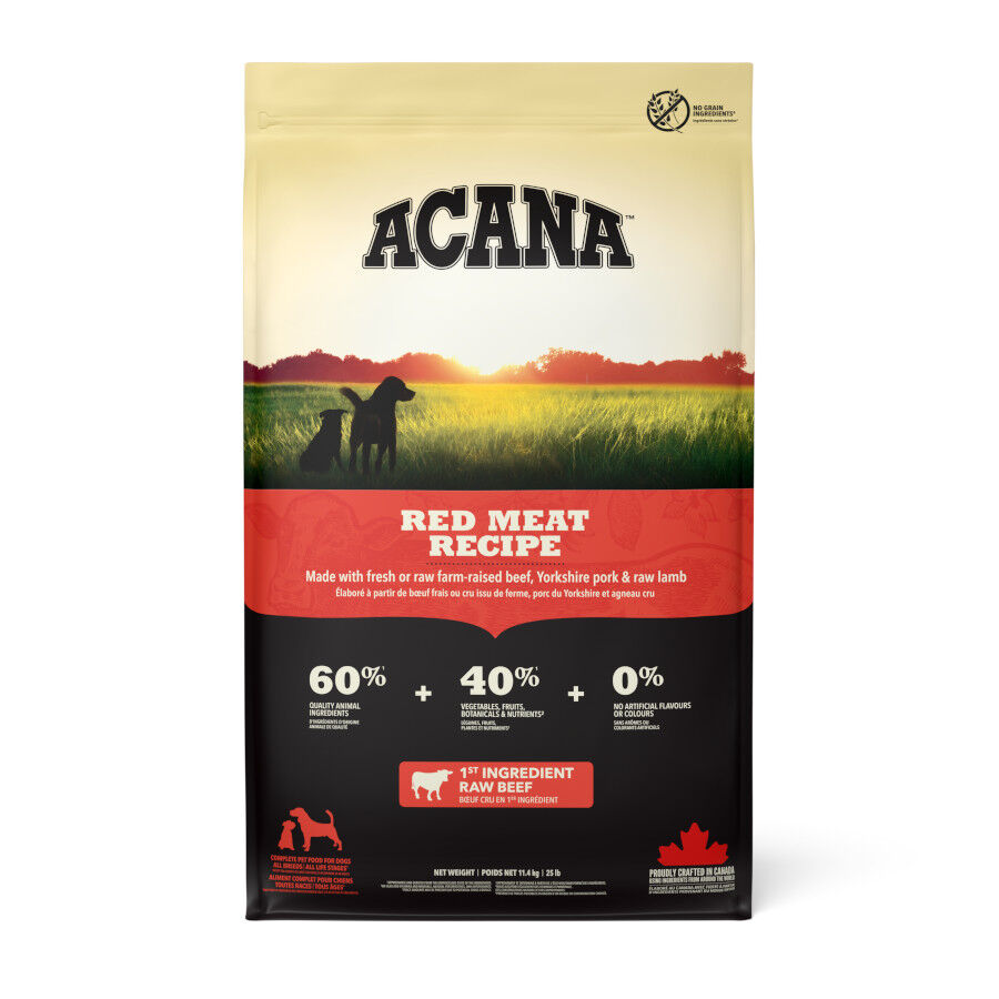 11.4 kg Acana Adult Red Meat pienso para perros, , large Imagem n&uacute;mero 1