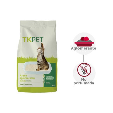 TK-Pet Areia Aglomerante de Bentonite Natural para gatos