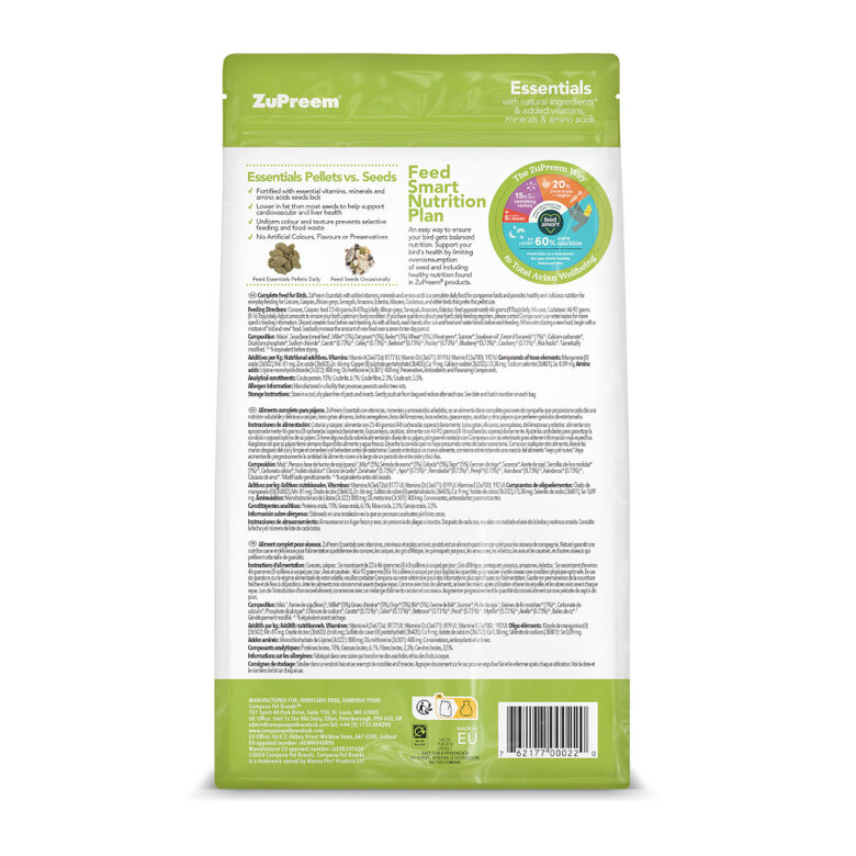 ZuPreem Essentials Ração para pássaros médios e grandes,  Imagem número 2 ZuPreem Essentials Ração para pássaros médios e grandes, , large Imagem número 2