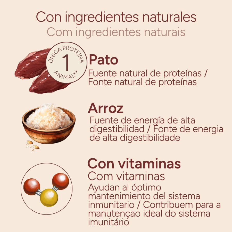 400 g Criadores Monoproteico Comida H&uacute;mida de Pato em lata para c&atilde;es, , large Imagem n&uacute;mero 4