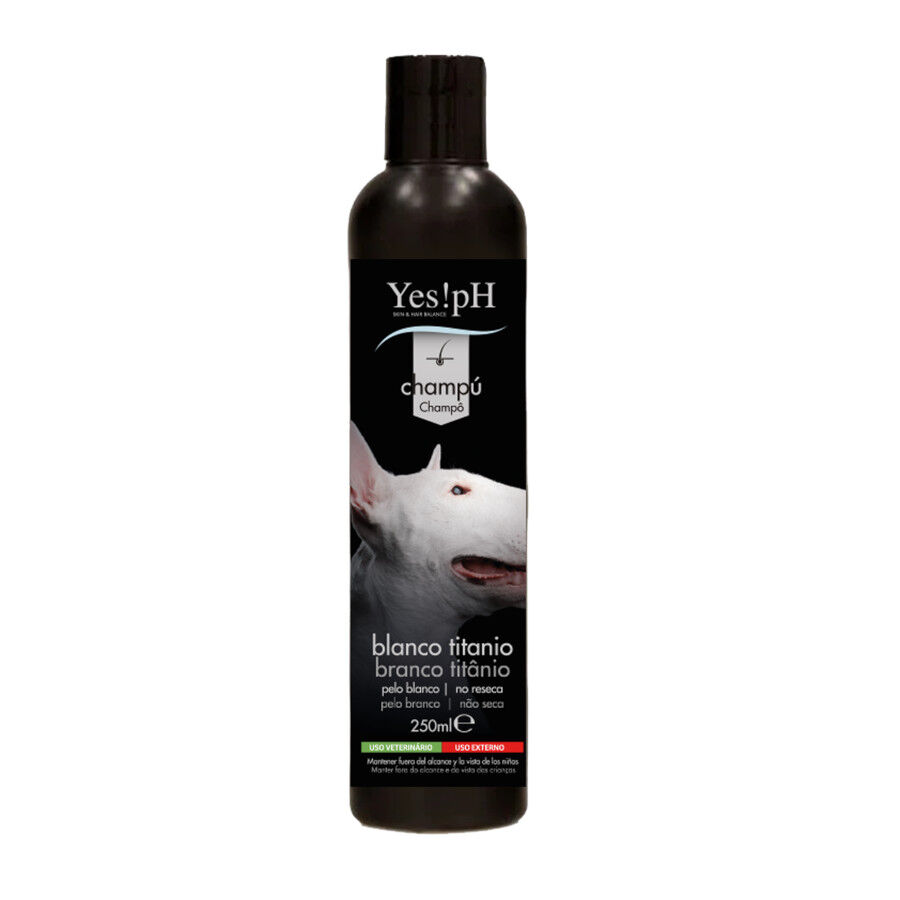 Yes!pH pelo blanco champ&uacute; de perros Imagem n&uacute;mero 1