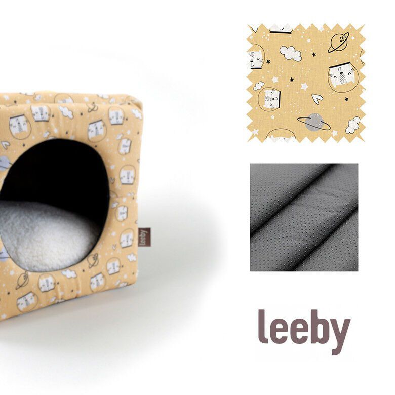 Leeby Cama com Estampado de Banda Desenhada para gatos, , large Imagem n&uacute;mero 3