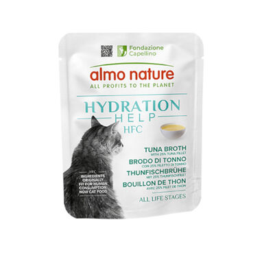 Sachê de leite de cabra Almo Nature HFC Hydration Help para gatos