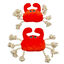 Tootoy! Comfort Fresh Crab peluche com corda para cães, , large Indicador imagem número 3
