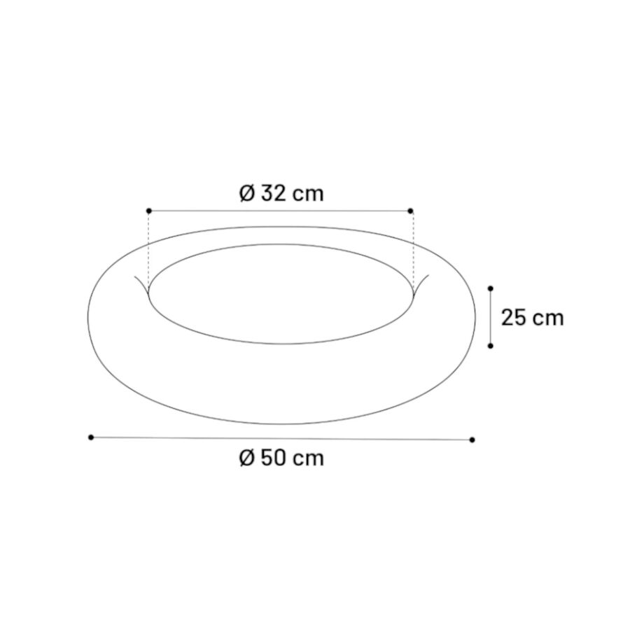 Flamingo Demi Redonda Rosa cama para c&atilde;es e gatos, , large Imagem n&uacute;mero 3