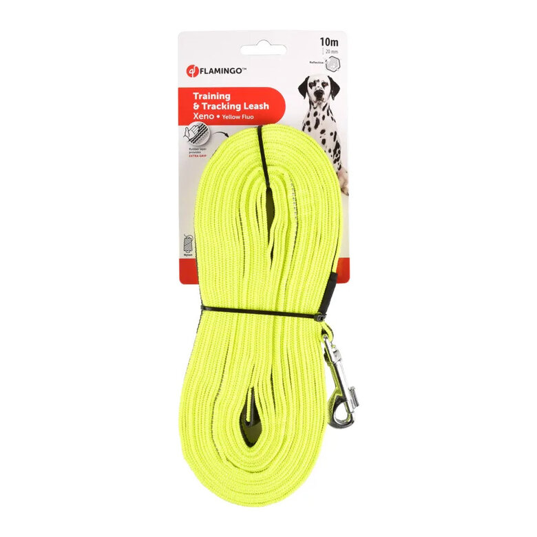Flamingo Xeno Trela amarela de treino e rastreio para cães,  Imagem número 1 Flamingo Xeno Trela amarela de treino e rastreio para cães, , large Imagem número 1