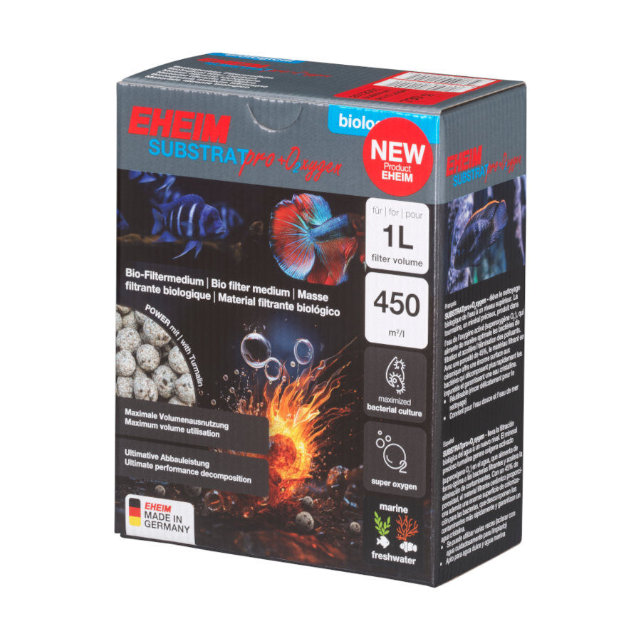 1 L Eheim Substrat pro+O2xygen Material Filtrante para Filtro para aqu&aacute;rios, , large Imagem n&uacute;mero 1