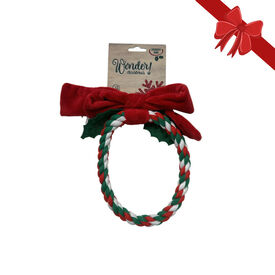 Wonder Christmas Anel de Corda com Som Brinquedo para Cães