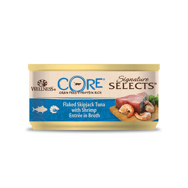 Wellness Core Flaked atum lata para gatos