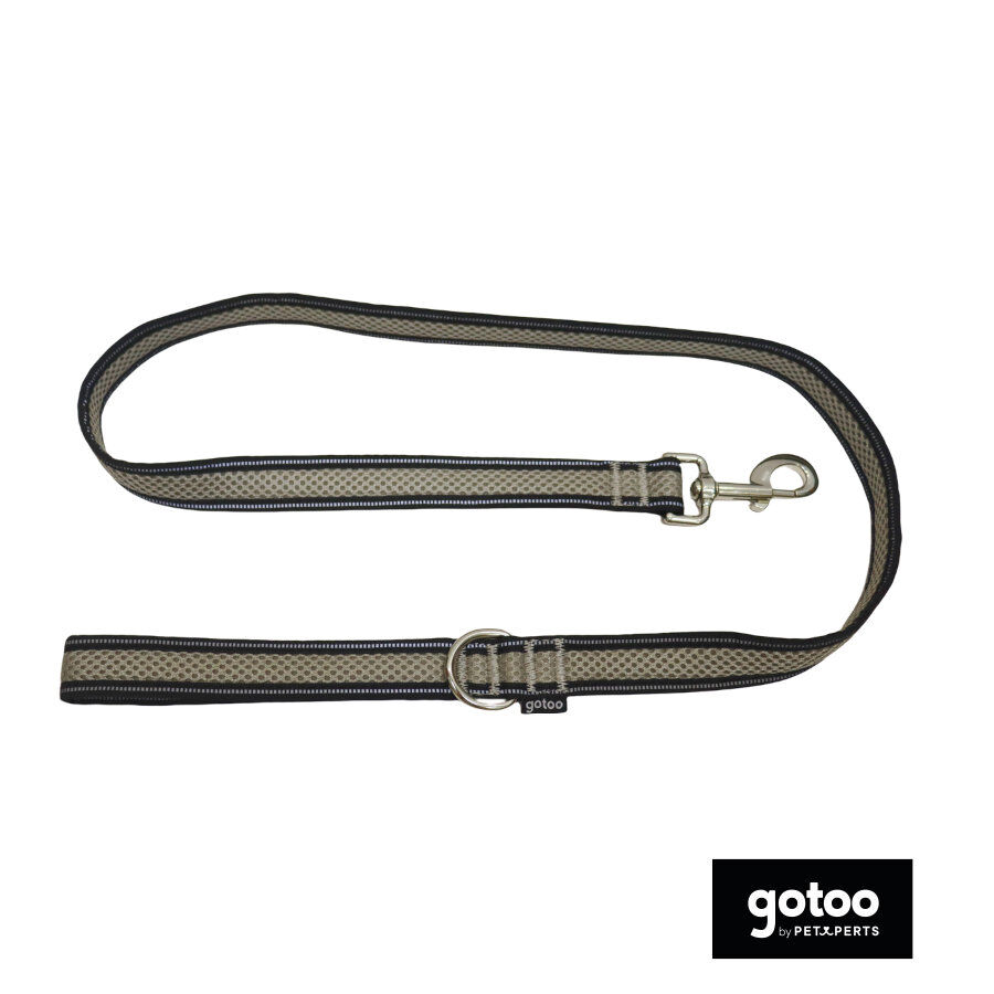 Gotoo Trela mesh cinza refletora para c&atilde;es, , large Imagem n&uacute;mero 2