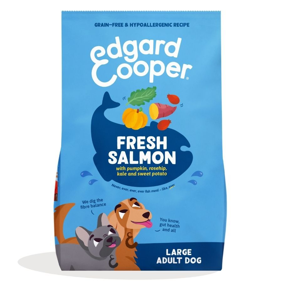 12 kg Edgard Y Cooper Adult Salm&atilde;o ra&ccedil;&atilde;o para c&atilde;es, , large Imagem n&uacute;mero 1