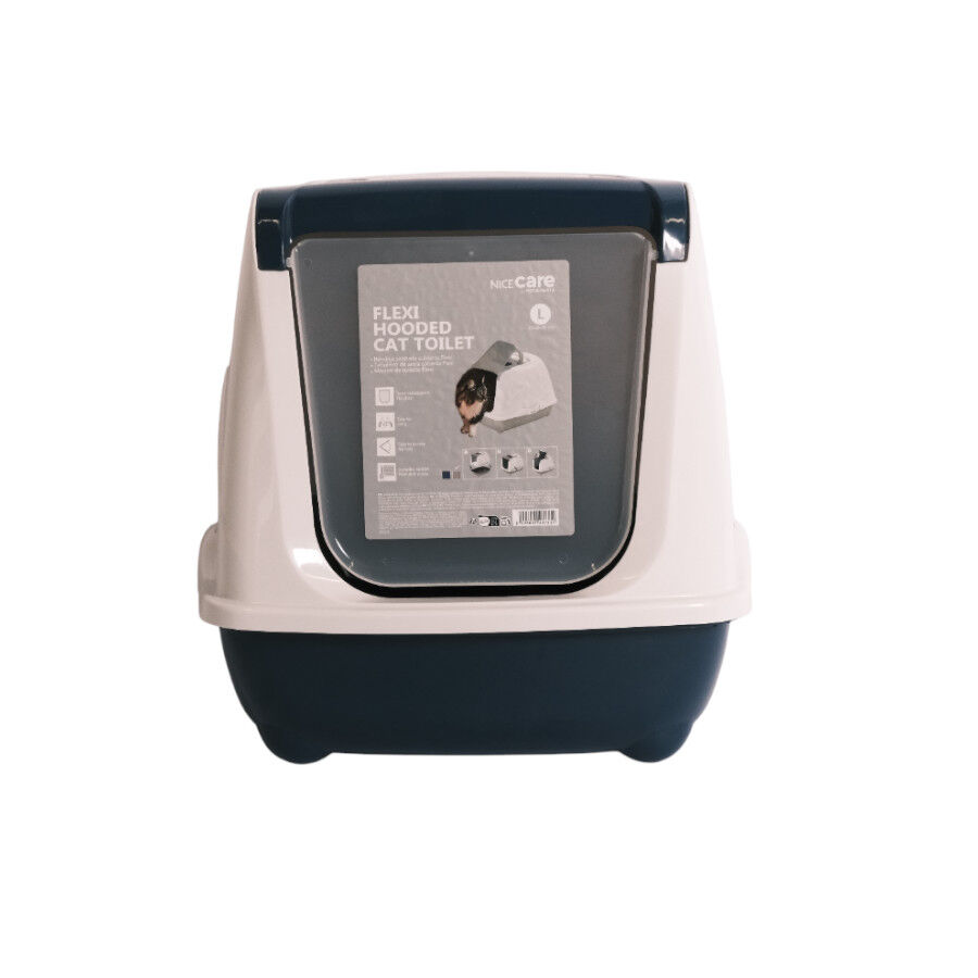 Nice Care Caixa de areia Mega Flip Large azul para gatos, , large Imagem n&uacute;mero 2