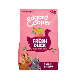 Edgard & Cooper Ra&ccedil;&atilde;o de Pato e Frango para cachorros de ra&ccedil;as mini