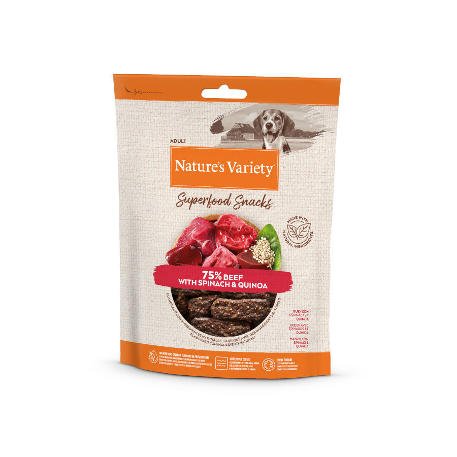 85 g Nature's Variety Barras Vitela Snacks Superfood para c&atilde;es, , large Imagem n&uacute;mero 1