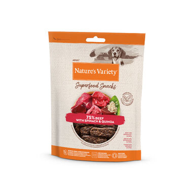 Nature’s Variety Barras Vitela Snacks Superfood para cães