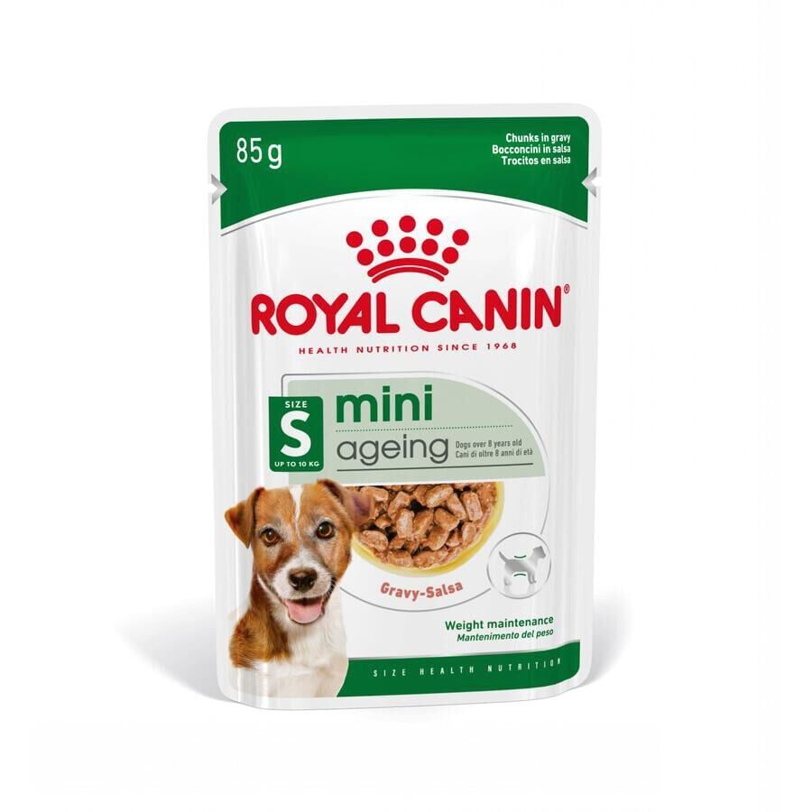 85 g Royal Canin Mini 12+ Ageing saquetas em molho para c&atilde;es, , large Imagem n&uacute;mero 1