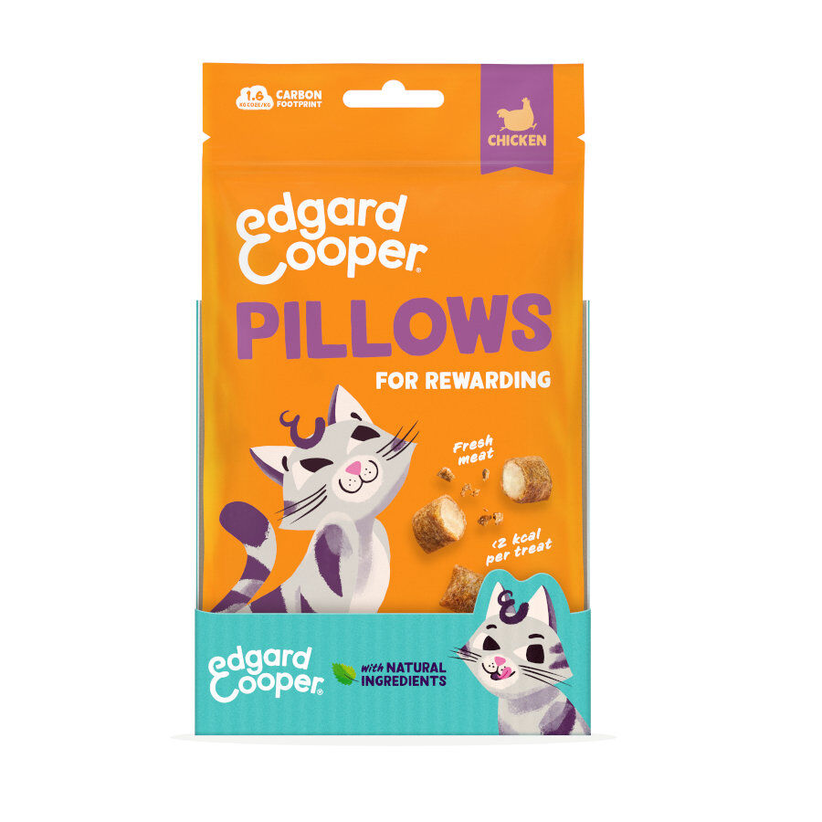 60 g Edgard & Cooper Pillows Snack de frango para gatos, , large Imagem n&uacute;mero 8