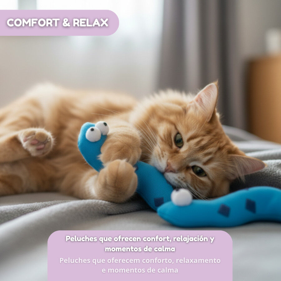 Tootoy! Comfort & Relax Peluch Conjunto de cobras pata gatos, , large Imagem n&uacute;mero 5