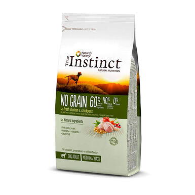 True Instinct No Grain Medium/Maxi Adult com frango v&aacute;rios formatos