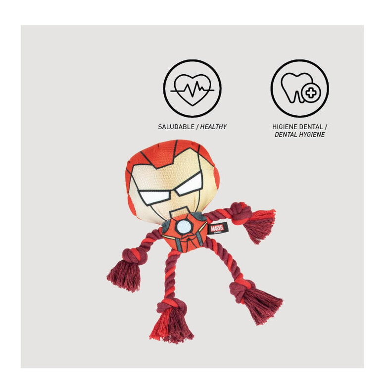 Disney Marvel Iron Man de Peluche com Corda para Cães, , large image number null