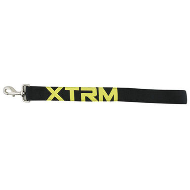 X-TRM Neon Flash Trela curta preta para cães  