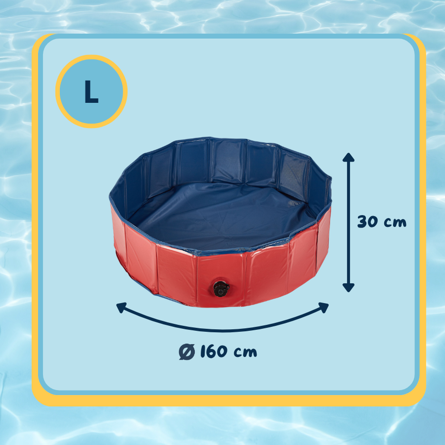 Summer Vibes Fresh Pool Piscina Vermelha para c&atilde;es, , large Imagem n&uacute;mero 4