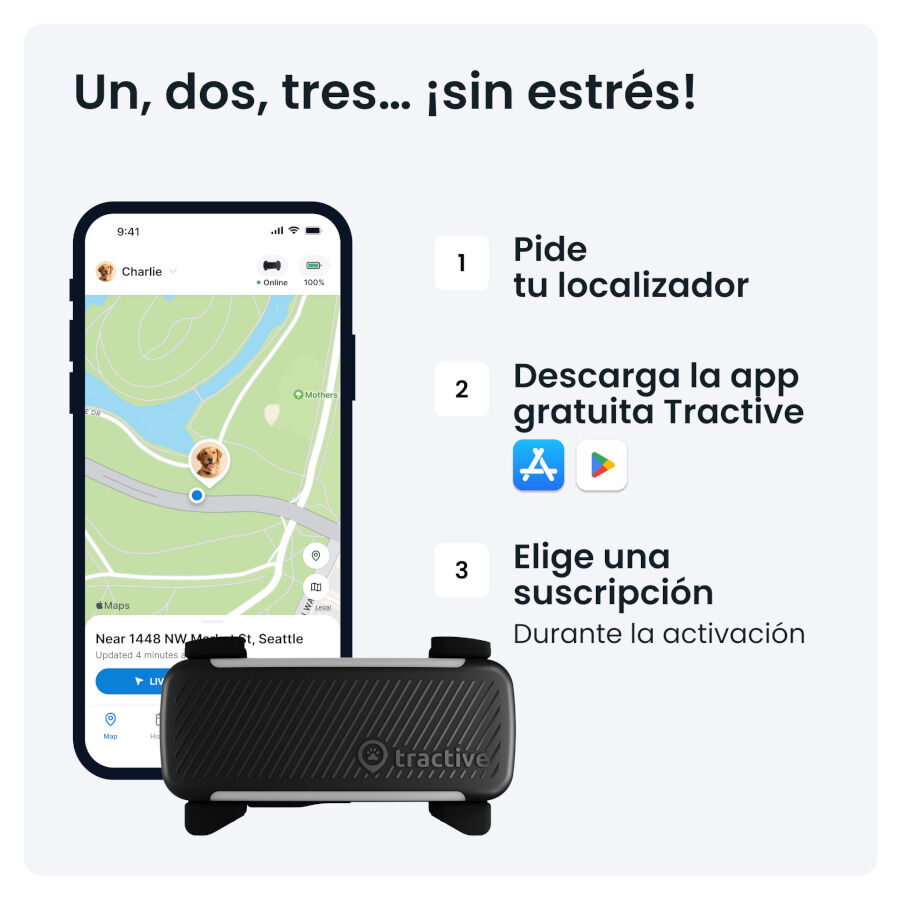 Trative GPS Dog 6 Rastreador de c&atilde;es preto, , large Imagem n&uacute;mero 5