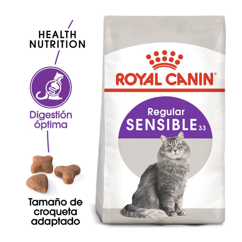 12 kg (10 + 2 kg grátis!) Royal Canin Regular Sensible 33 ração para gatos,  Imagem número 2 12 kg (10 + 2 kg grátis!) Royal Canin Regular Sensible 33 ração para gatos, , large Imagem número 2