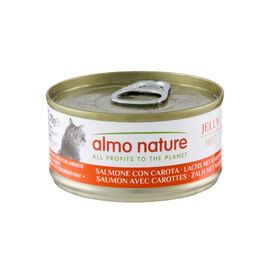 Almo Nature HFC Salmão com Cenouras em Geleia lata para gatos