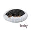Leeby Cama Donut Anti Stress XXL Cinzenta para pessoas e c&atilde;es, , large Indicador imagem n&uacute;mero 4