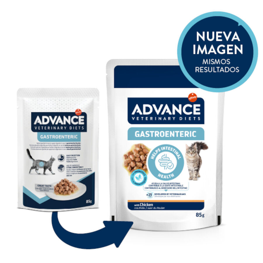 85 g Advance Gastroenteric Frango saqueta para gatos, , large Imagem n&uacute;mero 2