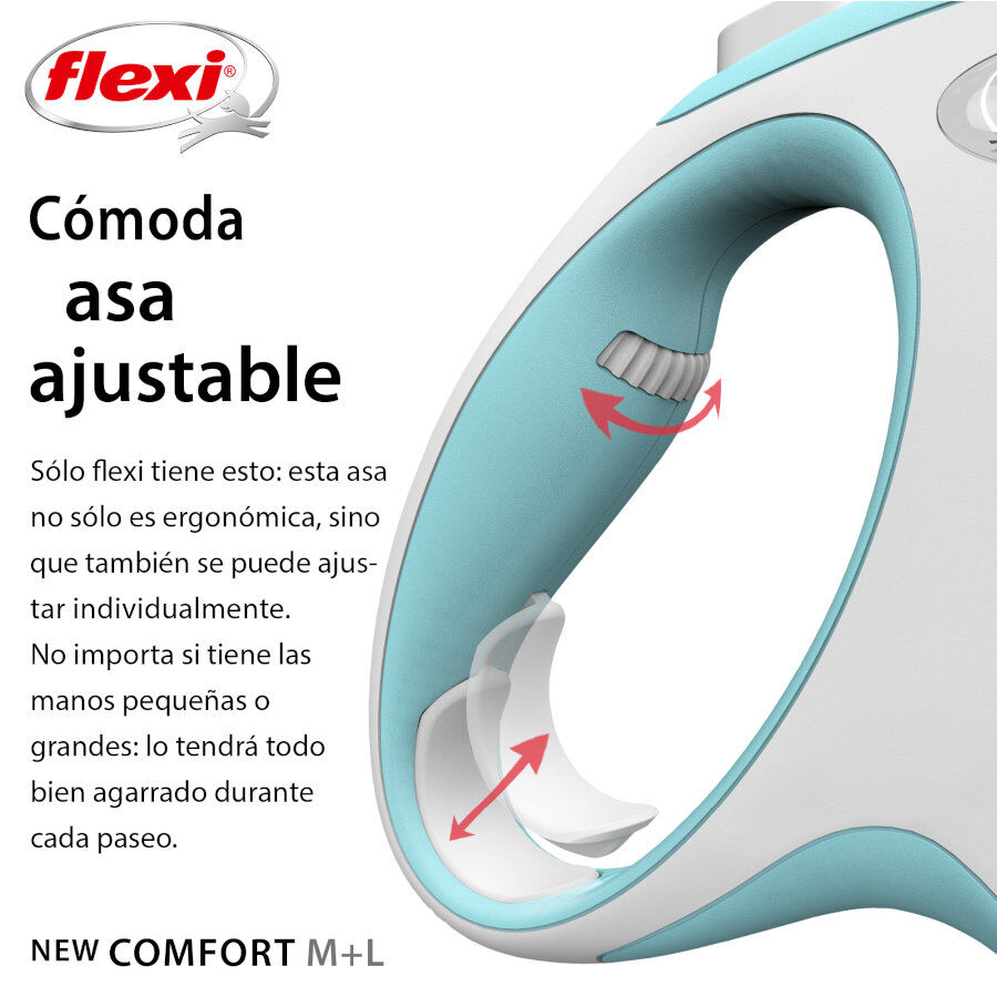 Flexi New Comfort Trela extens&iacute;vel azul para c&atilde;es, , large Imagem n&uacute;mero 4