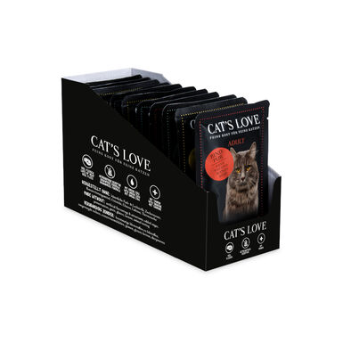 Cat’s Love Adult Saquetas em Gelatina para gatos – Multipack 12