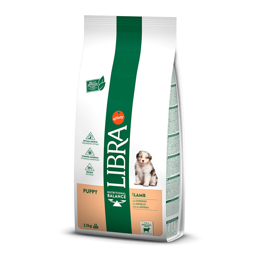 12 kg Affinity Libra Puppy Ra&ccedil;&atilde;o de cordeiro e arroz para c&atilde;es, , large Imagem n&uacute;mero 1