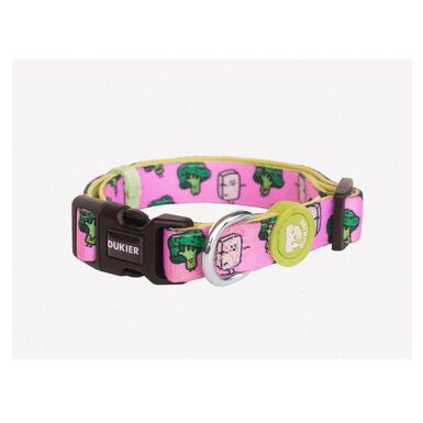 Dukier Coleira com estampado vegan para cães